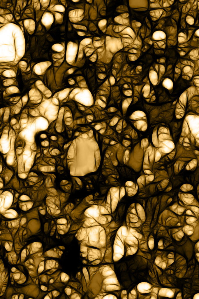 Crowd Drawing - Tinted - Vertical